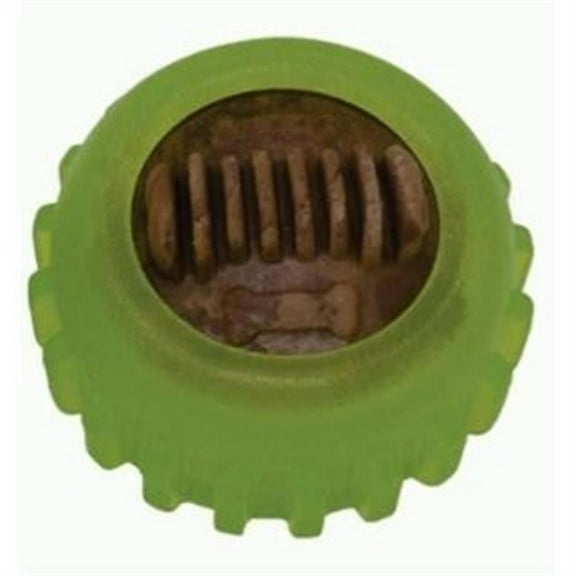 Starmark 713094 Everlasting Sprocket Dog Toy, Yellow - Medium