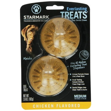 StarMark EVERLASTING DOG TREAT Hard Chew CHICKEN MEDIUM