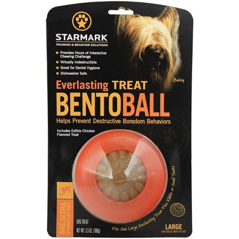 Starmark Everlasting Treat Ball Tough Dog Chew Toy