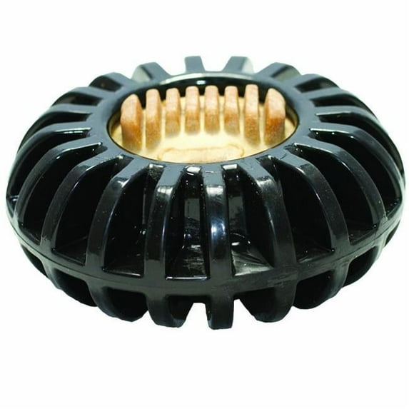 Starmark Everlasting Treat Wheeler Dog Toy for Powerful Chewers, Black Medium