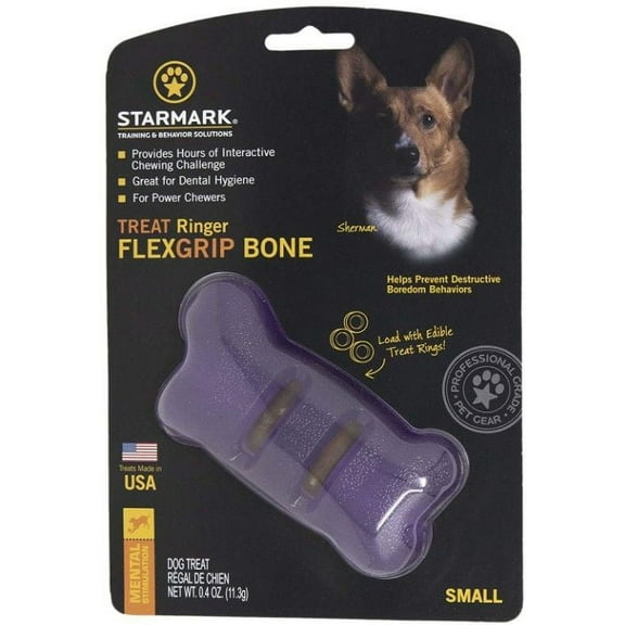 Starmark Flexigrip Ringer Bone Small [Dog, Treats Packaged] 1 count
