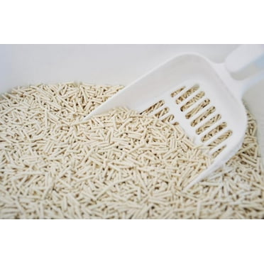 StarmenPet Tofu Cat Litter Clumping Flushable Cat Litter. Large Package 45LB (Milk), White
