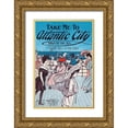 thumbnail image 1 of Starmer 11x14 Gold Ornate Wood Framed with Double Matting Museum Art Print Titled - Take Me to Atlantic City, 1 of 4