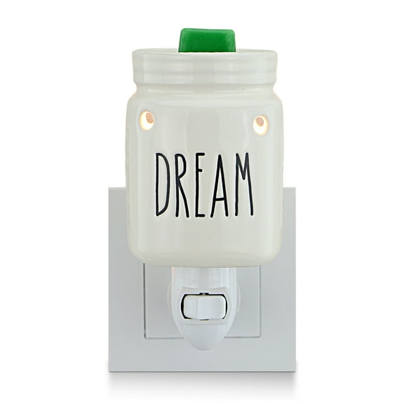 Starmoon Home Decor Mason Jar Candle Warmer with One More Bulb, White