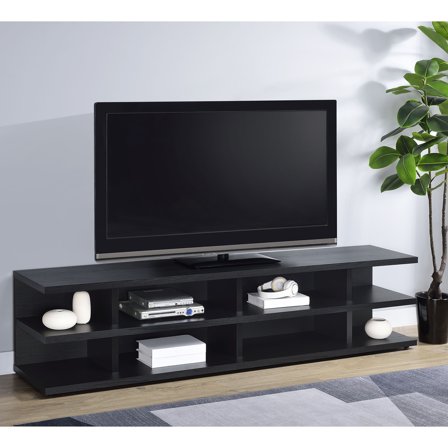 Starnes Black 78-inch 2-tier TV Stand