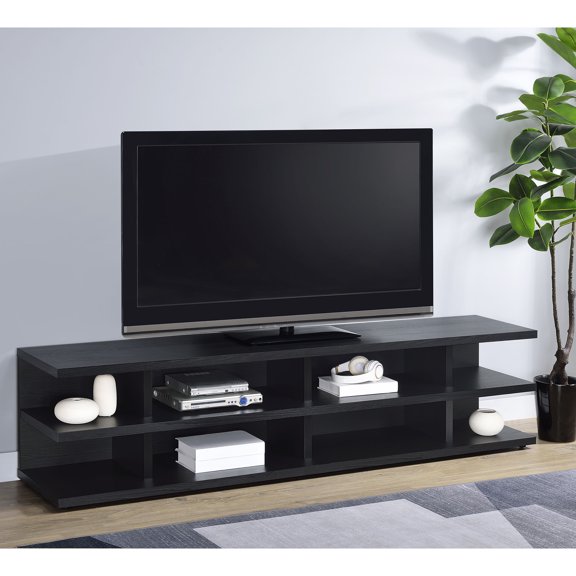 Starnes Black 78-inch 2-tier TV Stand