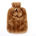 thumbnail image 1 of ZZkhGO 2L Hot Water Bottle Cover, Faux Fleece Thermotherapy Cover, Removable Warming Cloth for Cold Protection, 1 of 2