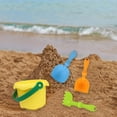 thumbnail image 1 of Staron 4Pcs Kids Beach Toys with Shovels and Bucket, Portable Sand Play Set for Toddlers, Outdoor Beach Toys for Summer Fun and Family Activities, 1 of 6