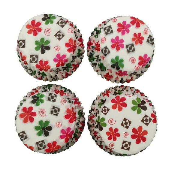 Staron under $5! 100PCS Colorful Cupcake Liners, Pearlescent Paper Baking Cups with Laser-Cut Pattern, Party Wedding Birthday Decorative Wrappers for Muffins