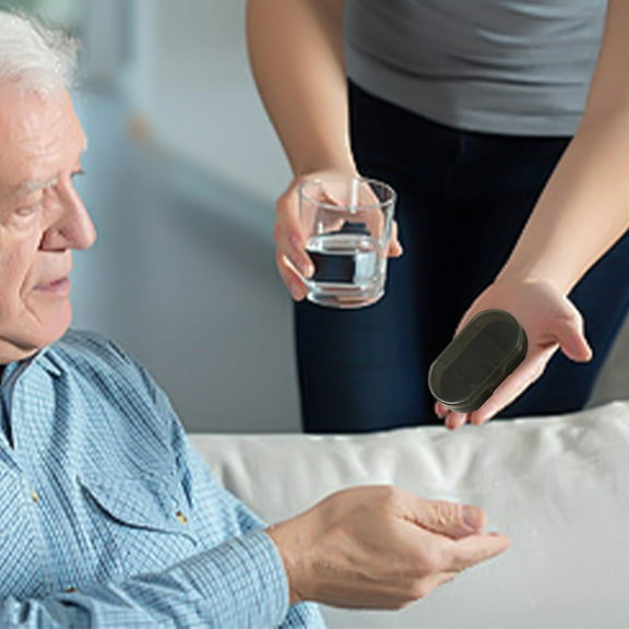 Staron under $5! 3-Compartment Portable Vitamin Organizer, Compact Pill Box with Morning Noon Night Dividers, Transparent Medication Case for Travel Daily