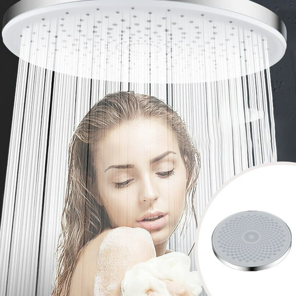 Staron under $5! 9 Inch Large Rain Shower Head, Pressure Boosting Bathroom Spray with Rust Resistant, Water Efficient Showerhead for Low Pressure Areas