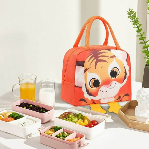 Staron under $5! Aluminum Foil Insulated Lunch Box, Portable Cooler Bag with Scratch-Resistant Exterior, Spacious Food Carrier for School Camping, Leakproof for Travel