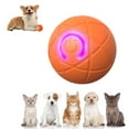 thumbnail image 1 of Staron under $5 Automatic Moving Dog Toy with Vibration LED Lights, USB Rechargeable Interactive Pet Toy for Small Medium Large Dogs, Chew Resistant TPR Dog Game, 1 of 4