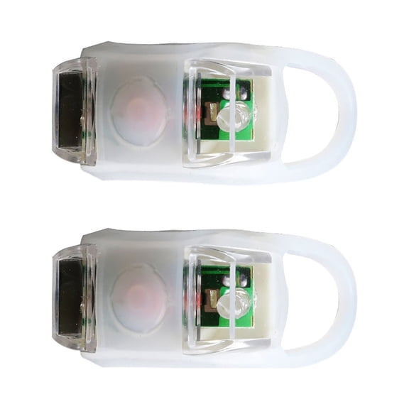 Staron under $5! Bike Clip Light 2pc, LED Bicycle Light with High Low Strobe Modes, Waterproof Cycle Light for Night Riding, Easy Install Bike Safety Light