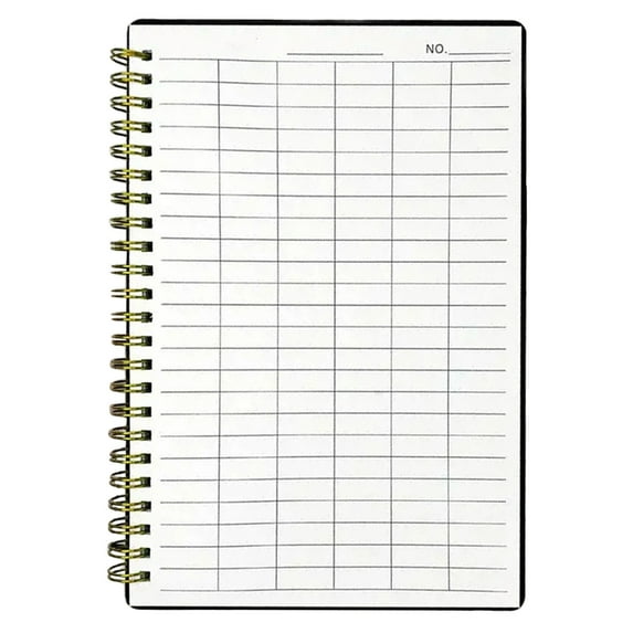 Staron under $5! Coil-Bound Notebook with 60 Blank Pages, Checked Pattern Notebook for Note-Taking Sketching, Horizontal Vertical Versions for & Professionals