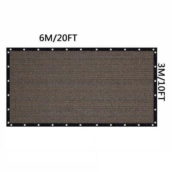 Staron 90% Sun Block Shade Cloth, 200GSM Polyethylene Fabric with Grommets for Garden Patio, Outdoor Canopy Cover