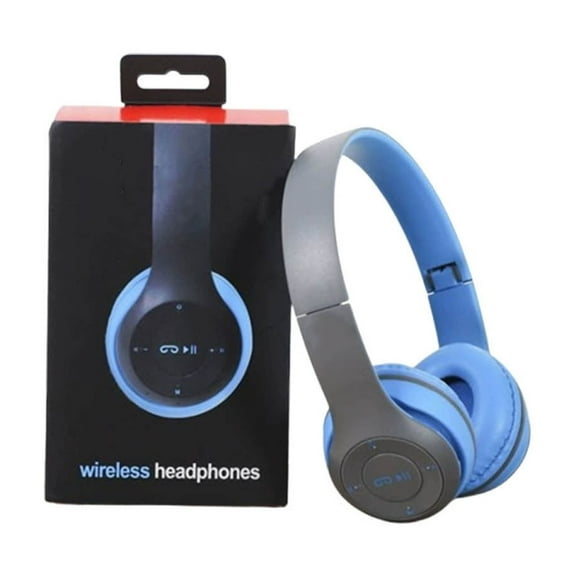 ZZkhGO Bluetooth Headworn Earphones, Foldable Wireless Earphones with Noise Reduction, MP3 Card Insertion Earphones for Gaming and Gift