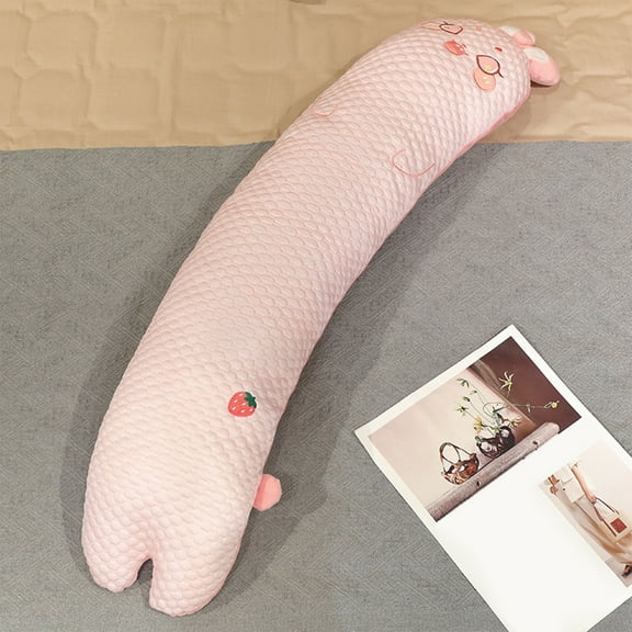 Staron Body Pillow, Long Hugging Pillow for Bed and Sofa, Multi Functional Headrest and Back Support Cushion