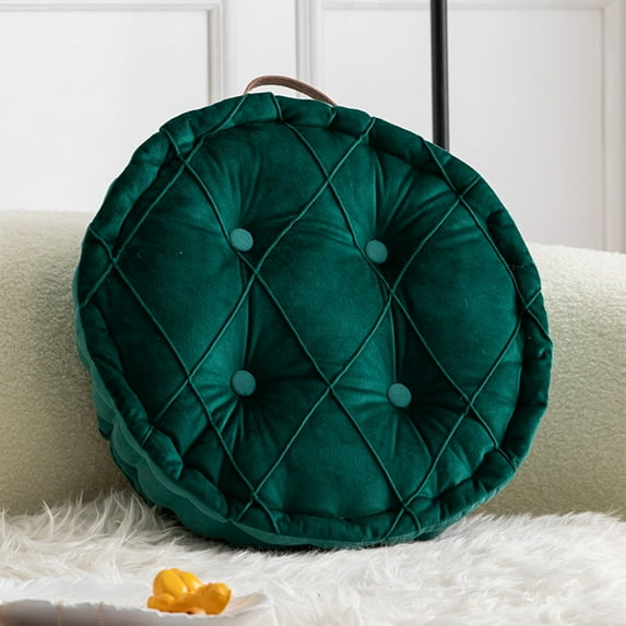 Staron Chair Cushion (Green), Chair Cushions for Dining Chairs, Thickened Indoor Kitchen Chair Cushions, Cute Dorm Chair Cushion Solid Color Seat Cushion Soft Kitchen Chair Pads