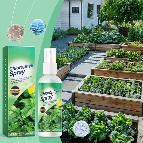 ZZkhGO Chlorophyll Spray, Nitrogen Urea Nutrient Fertilizer for Plants, Revitalizing Chlorophyll Spray for Potted Flowers, Vegetables
