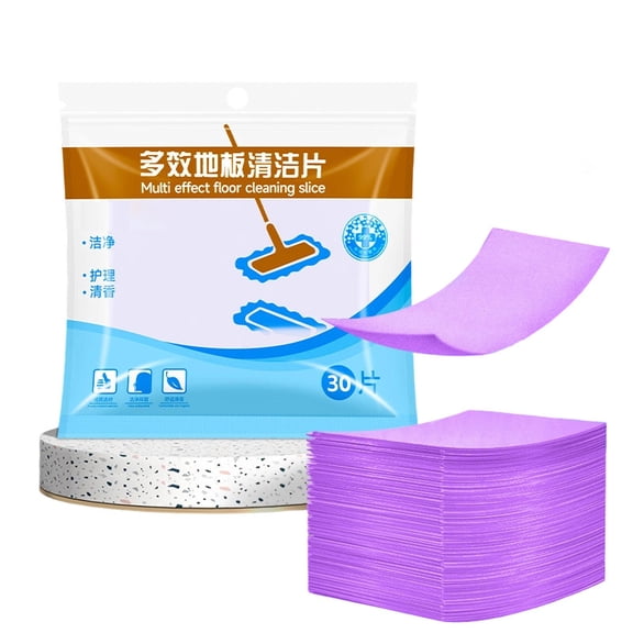 Staron Concentrated Multipurpose Floor Cleaner Sheets, Dissolve No Floor Wash Tabs, Pet and Kid Safe Cleaning Tablets for Hardwood Laminate Kitchen Bathroom, Purple