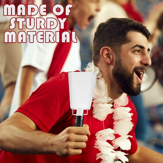Staron Cowbell for Sporting Events and Graduation, Loud Noise Maker with Secure Grip, Brass Construction for Durability