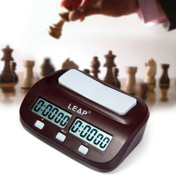Staron Digital Chess Game Timer, Count Up Down Tournament Clock for Board Games, Portable Competition Timer