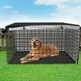 thumbnail image 1 of ZZkhGO Dog Crate Cover, Heavy Duty Kennel Cover with Mesh Window, Anti UV Pet Cage Cover for Medium Large Dogs, 1 of 7