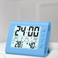 thumbnail image 1 of ZZkhGO Electronic Temperature Hygrometer, Luminous Large Screen Digital Clock, Indoor Thermometer for Home Bedroom, 1 of 6