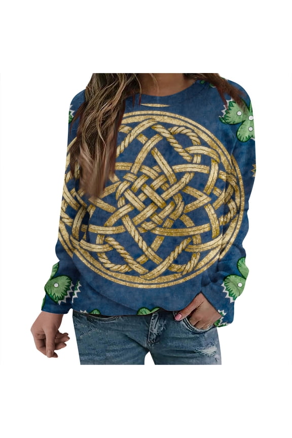 Fall Sweatshirts for Women Maple Leaf Print Oversized Long Sleeve Casual Loose Round Neck Pullover Shirt, Green XXL