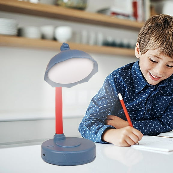 Staron Foldable LED Desk Lamp, 3 Color Temperature Stepless Dimming Eye Protection Light, Rechargeable Reading Lamp