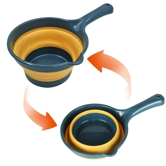 Staron Folding Water Spoon, Collapsible Ladle for Washing Vegetables, Plastic Scoop for Bathing Gardening Outdoor