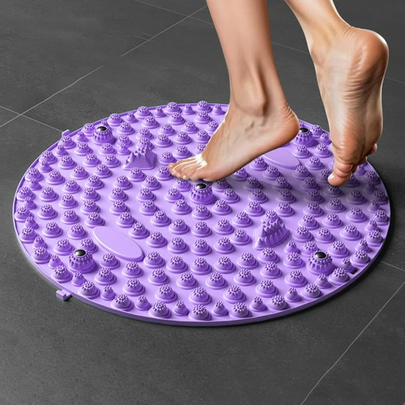 Staron Foot Massage Mat Acupressure Board, TPE Material Reflexology Pad for Feet, Foldable Stress Relief Mat