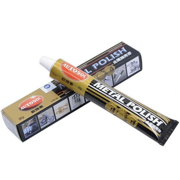 Staron German Metal Polish Cream, Non-Abrasive Grinding Paste for Copper Brass Silver Aluminum, Protective Coating