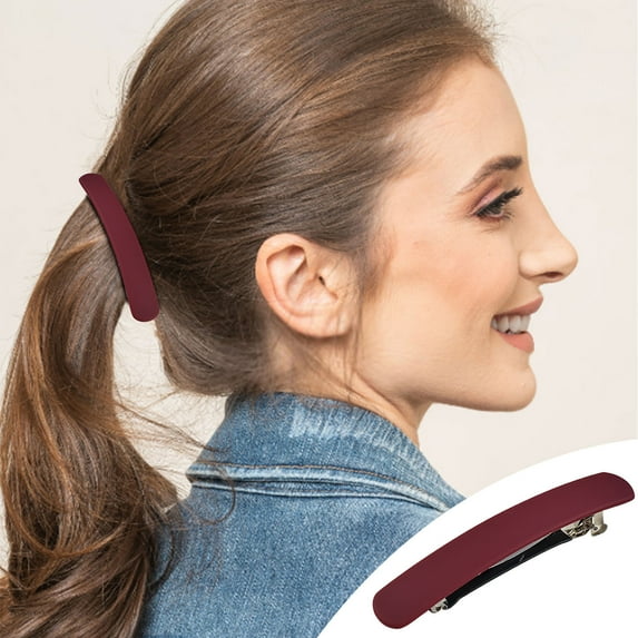 Staron Hair Barrettes for Women 12 Colors, Strong Hold French Barrette Clips for Thick Hair, Vintage Hairpins for Medium & Long Hair