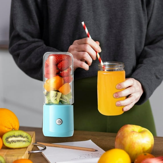 ZZkhGO Handheld Blender, USB Rechargeable Smoothie Maker, Powerful Compact Kitchen Appliance for Shakes Juices