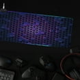 thumbnail image 1 of ZZkhGO LED Gaming Mouse Pad, RGB Phantom Light Effects, Non Slip Rubber Base for Computer Keyboard and Mouse, 1 of 7