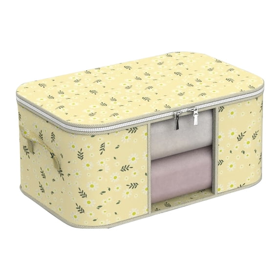 Staron Large Clothes Storage Bags, Closet Organizers and Storage Foldable Closet Organizers Storage Containers for Clothing, Blanket, Comforters, Bed Sheets, Toys