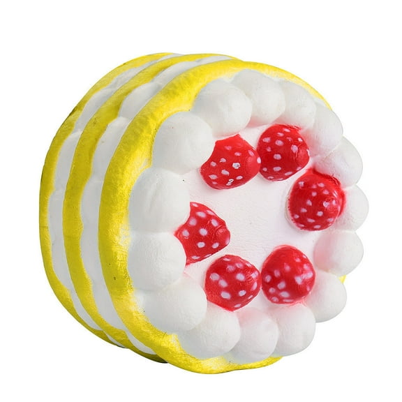 Staron Mini Strawberry Cake Slow Rising Scented Toy, Cream Filled Decompression Stress Relief, Aromatic Sensory Fidget