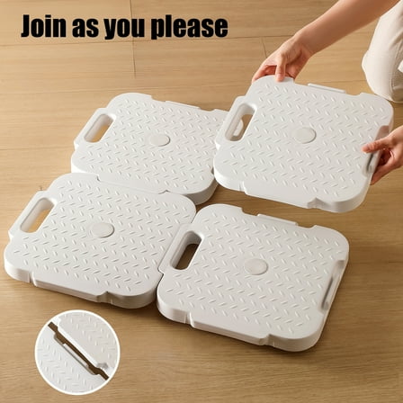 Staron Movable Flatbed Cart, Splicable Wheeled Utility Cart for Flower Pots, Appliances, Heavy Items, and Household Hauling, All-Terrain Wheels and Portable