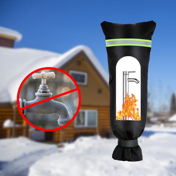 ZZkhGO Outdoor Faucet Cover for Winter, Insulated Faucet Protector Sock, Freeze Protection for Spigots Pipes