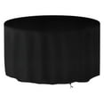 thumbnail image 1 of ZZkhGO Outdoor Terrace Furniture Cover, Waterproof Round Table Protection, Sun Cold Snow Proof for Patio Garden Furniture Sets, 1 of 1