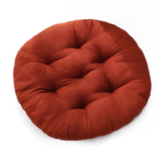 Staron Padded Round Chair Cushion Thick Padding, Dinette Kitchen Dining Seat Pad for Comfort, Soft Linen Fabric Cover