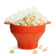 thumbnail image 1 of ZZkhGO Popcorn Maker, Microwaveable Silicone Popcorn Bowl, Foldable Collapsible Popcorn Popper Container, 1 of 4