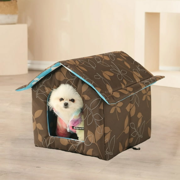 ZZkhGO Self Warming Winter Pet House, Weather Proof Insulated Shelter for Cats Dogs, Portable Waterproof Tent for Outdoor Indoor Environments