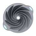 thumbnail image 1 of ZZkhGO Silicone Cake Pan, Fluted Bundt Cake Mold, Non-Stick Baking Tray Dessert Maker Oven Safe, 1 of 2