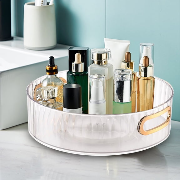 ZZkhGO Snack Tray, 5 Compartment Rotating Fruit Candy Organizer, Creative Dried Nut Food Storage Container