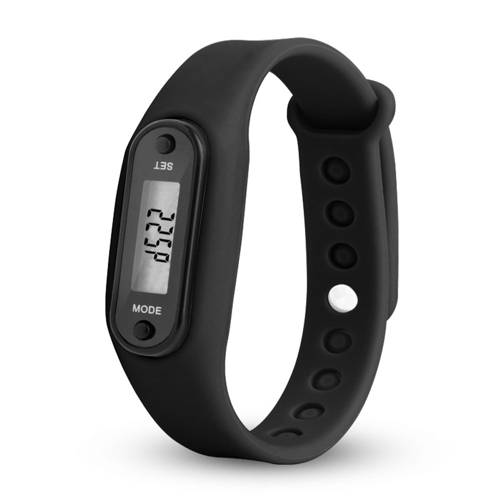 Staron Step Watch Bracelet Pedometer, Digital LCD Walking Distance ...