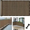 thumbnail image 1 of Staron Sun Shade Cloth with Grommets (Brown), 20 X 6.5' Shade Cloth for Garden Pergola Shade Cover Canopy, Mesh Tarp Sun Screens for Patio, Outdoor, Garden, Backyard, 1 of 4