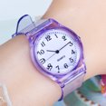 thumbnail image 1 of Staron Transparent PVC Strap Quartz Watch, Ladies Fashion Dial Watch with Coated Glass, Colorful Plastic Watch, 1 of 3